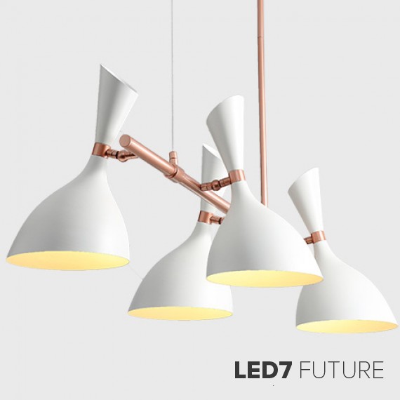 Loft Industry Modern - Duck Square Chandelier